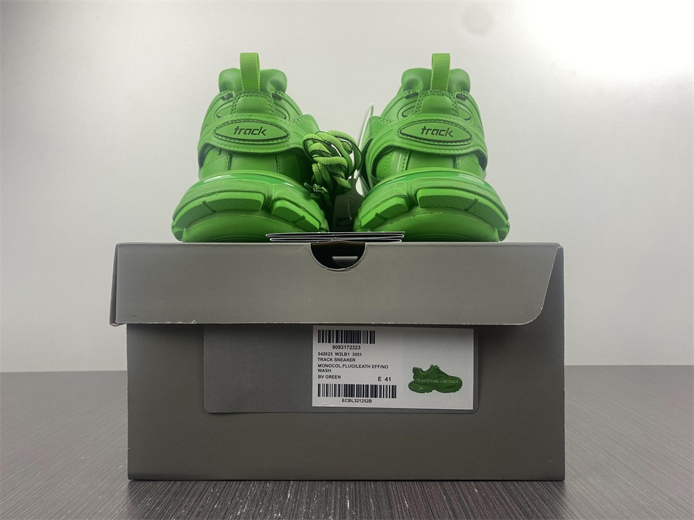 Ba*len*cia*ga track trainer green 542023 w2lb1 3951