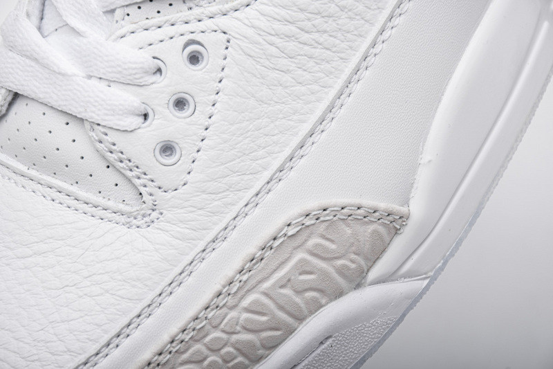 jordan 3 retro pure white (2018) 136064-111