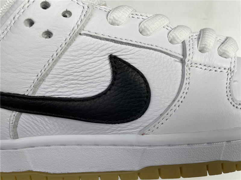 nike sb dunk low orange label white black - cd2563-100