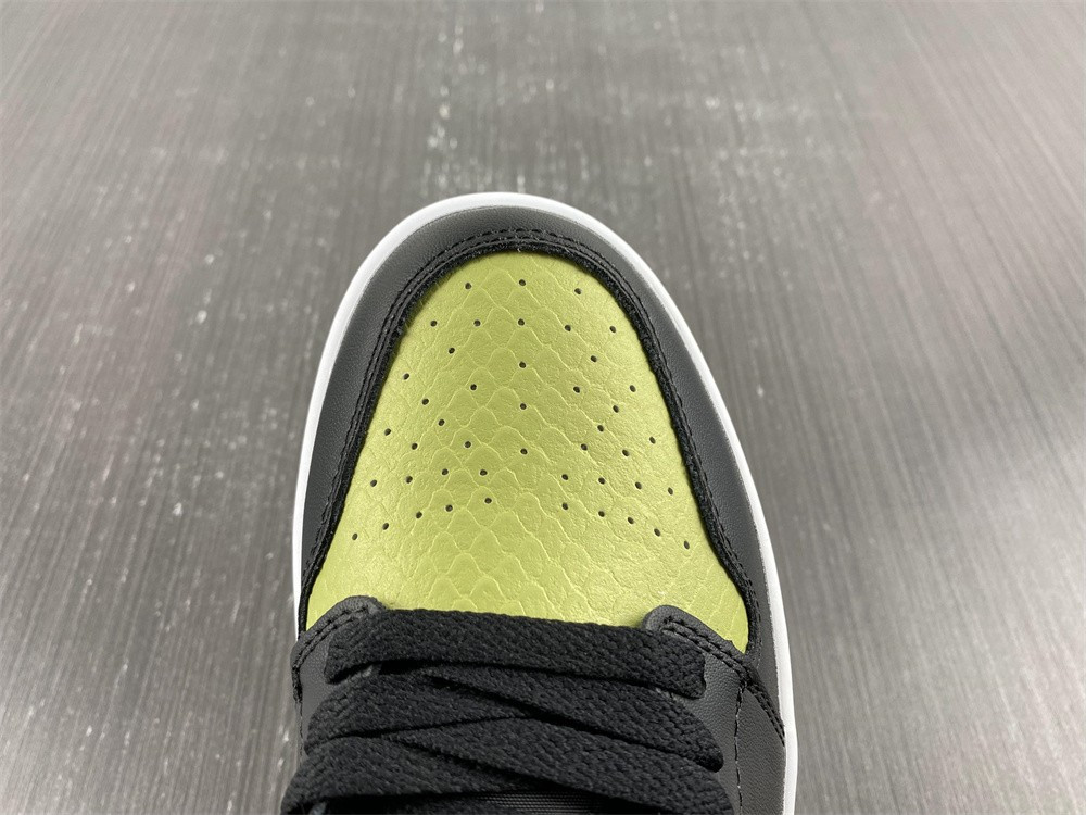 jordan 1 low snakeskin vivid green (w) - dx4446-301