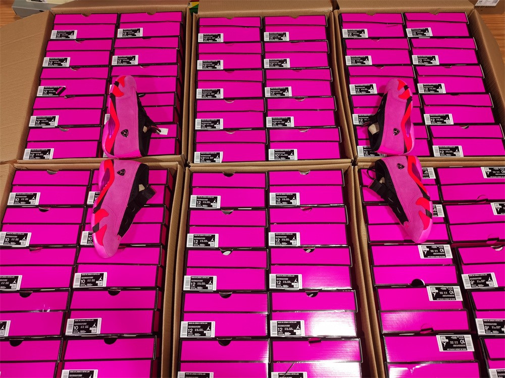 air jordan 14 low shocking pink blast dh4121-600