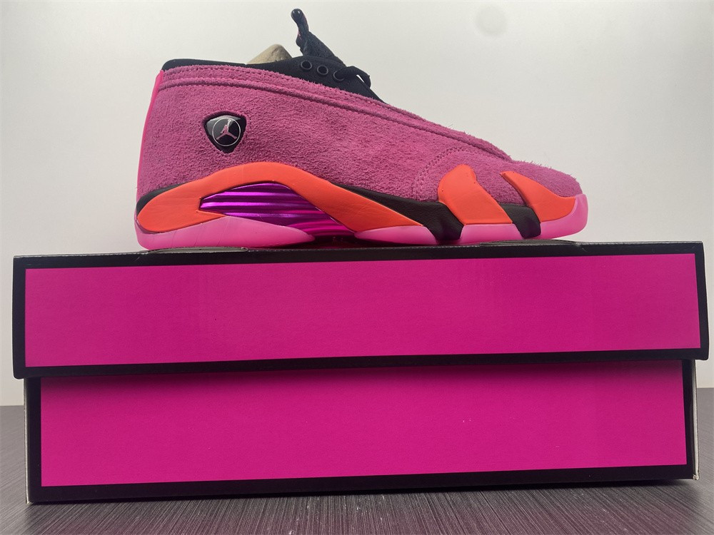 air jordan 14 low shocking pink blast dh4121-600