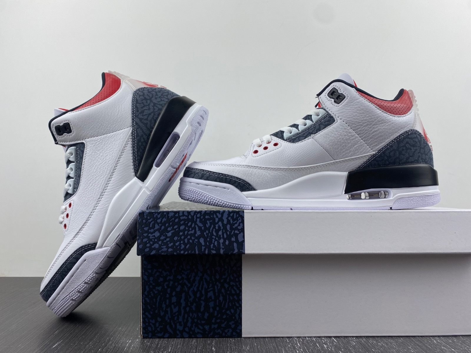 jordan 3 retro se fire red denim (2020) - cz6431-100