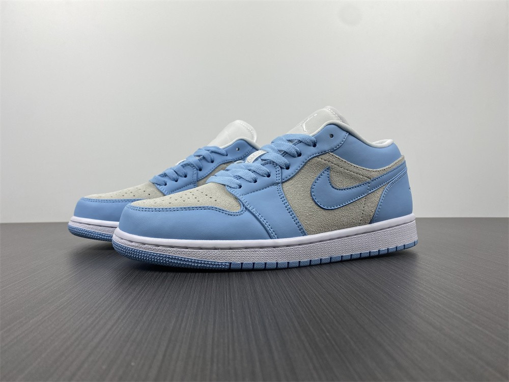 air jordan 1 low university blue wmns dc0774-050