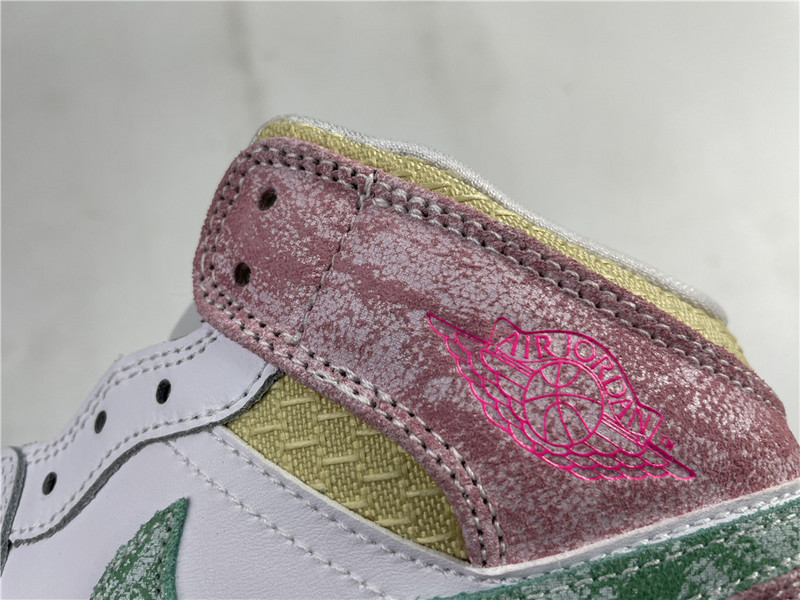 jordan 1 mid paint drip (gs) - dd1666-100