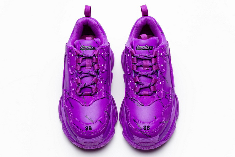 Ba*len*cia*ga triple s purple
