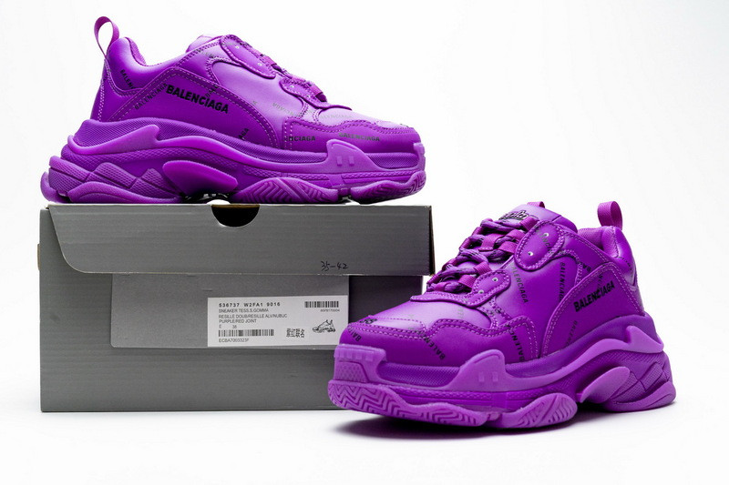 Ba*len*cia*ga triple s purple