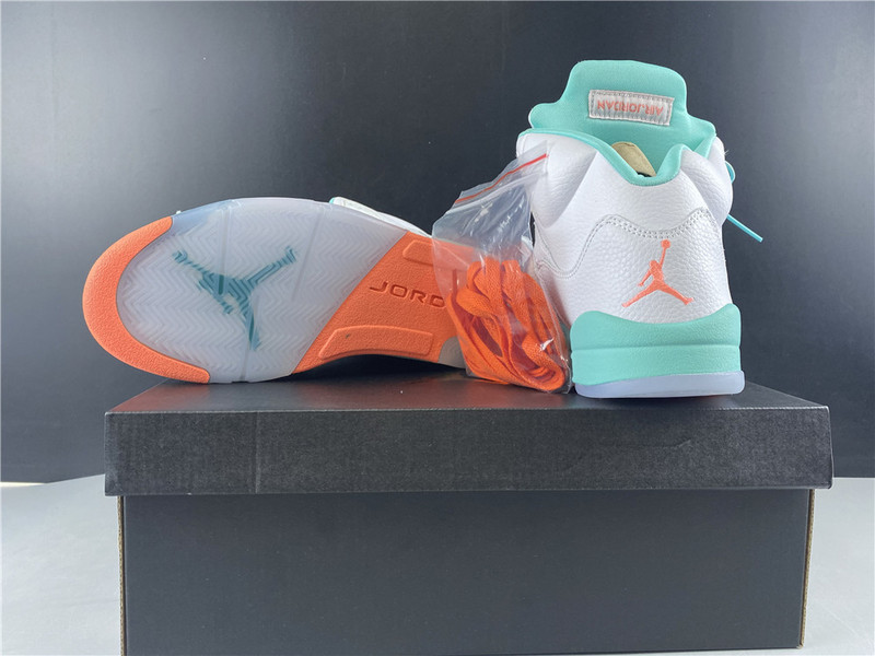 air jordan 5 gs “light aqua” 440892-100