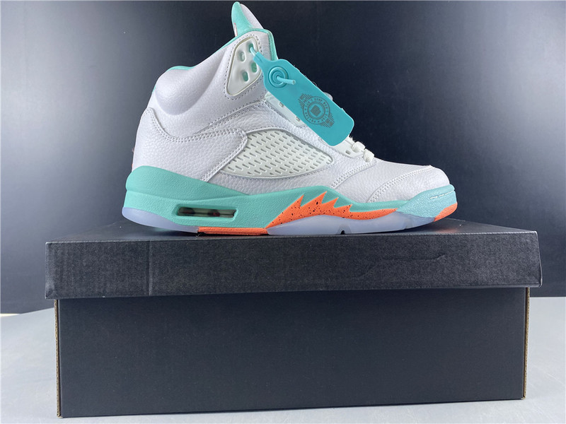 air jordan 5 gs “light aqua” 440892-100