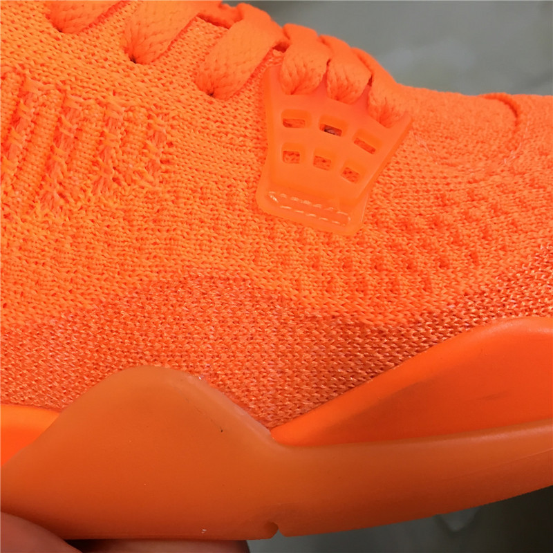 jordan 4 retro flyknit orange aq3559-800
