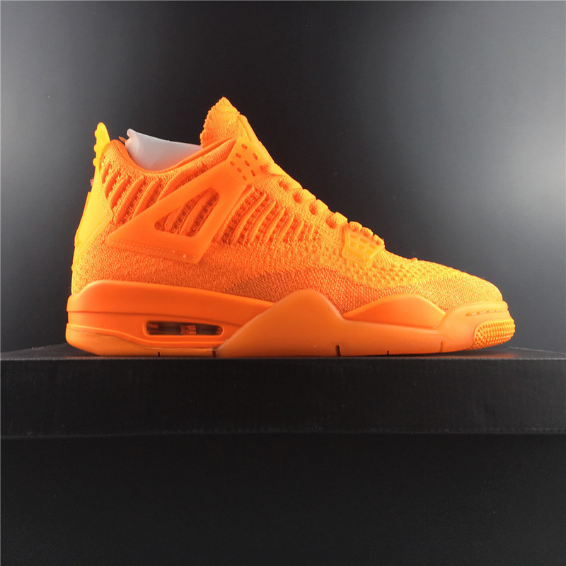 jordan 4 retro flyknit orange aq3559-800