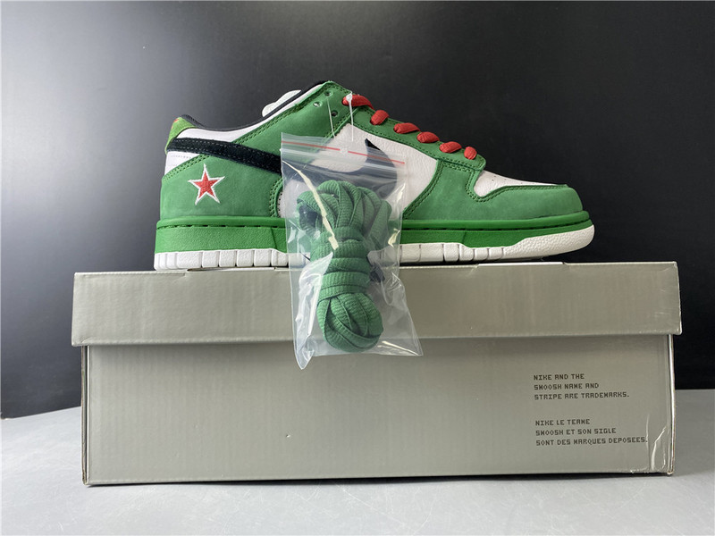 nike dunk low pro sb heineken 304292-302