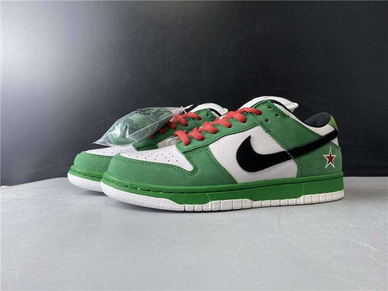 nike dunk low pro sb heineken 304292-302
