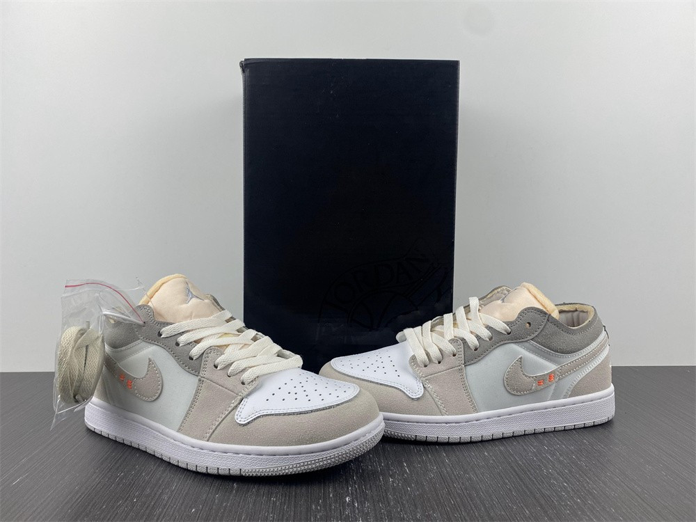 jordan 1 low inside out white phanT0m - dn1635-100