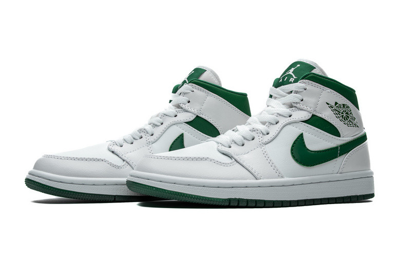 air jordan 1 mid white mystic green cd6759-103