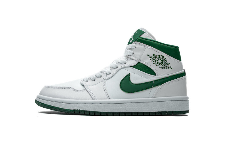 air jordan 1 mid white mystic green cd6759-103
