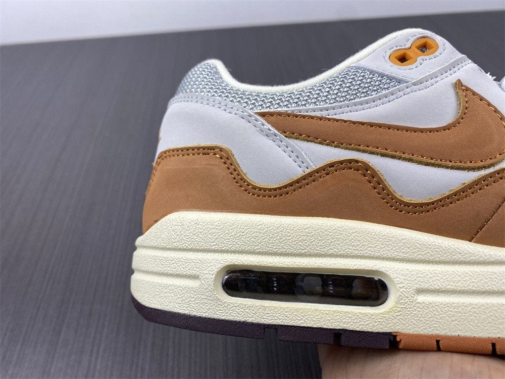 patta nike air max 1 rush maroon dh1348-001