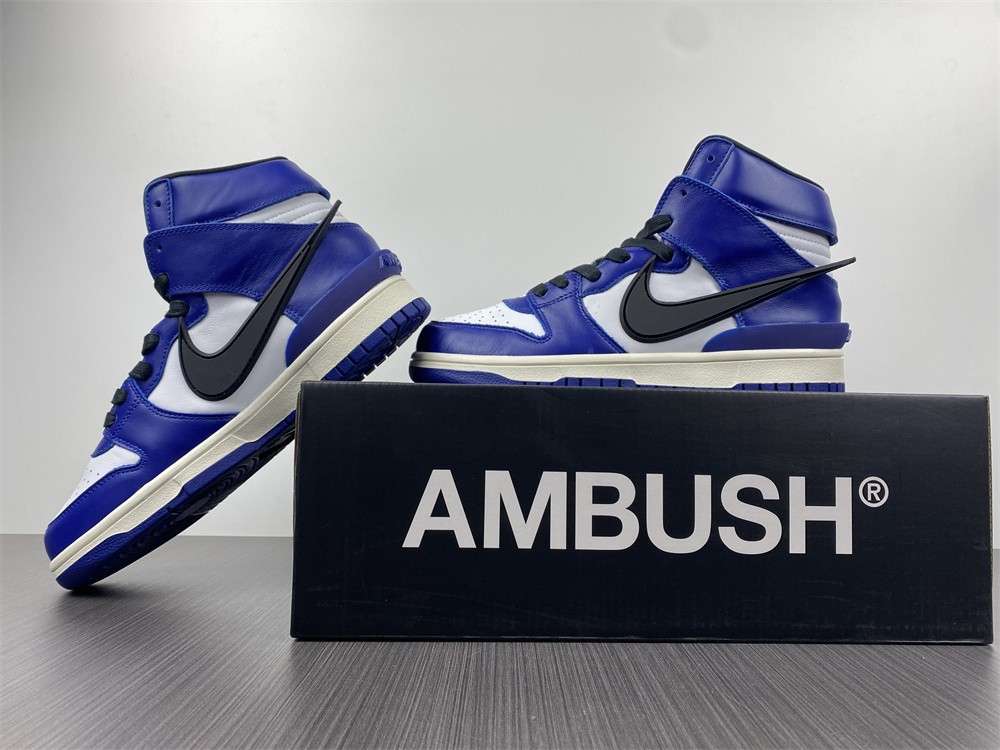 ambush nike dunk high deep royal blue cu7544-400