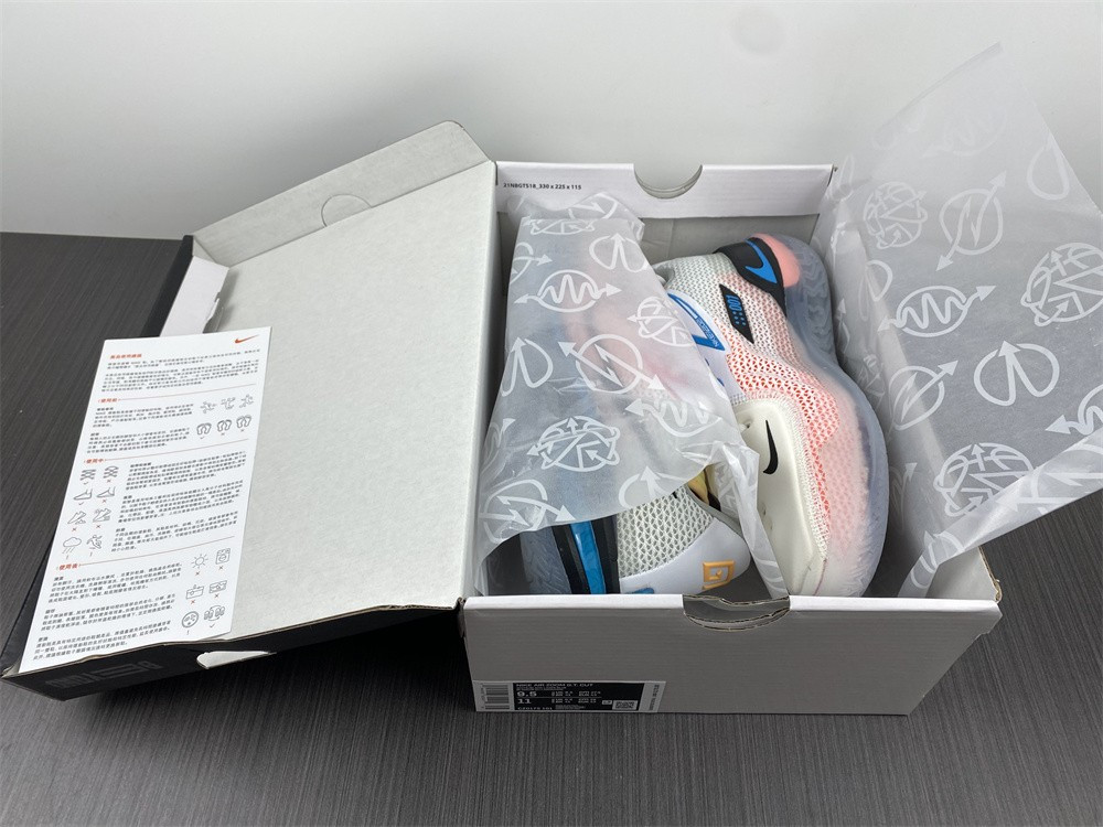 nike air zoom gt cut white laser blue - cz0175-101