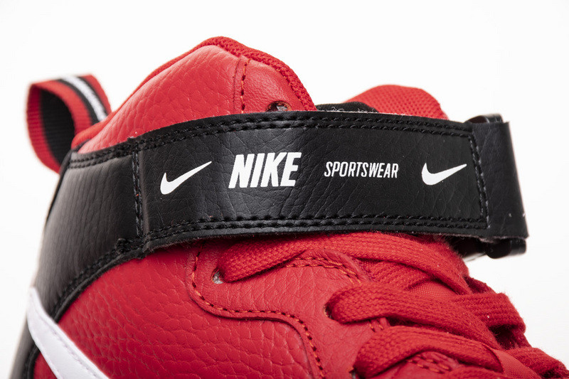 air force 1 mid utility university red 804609-605