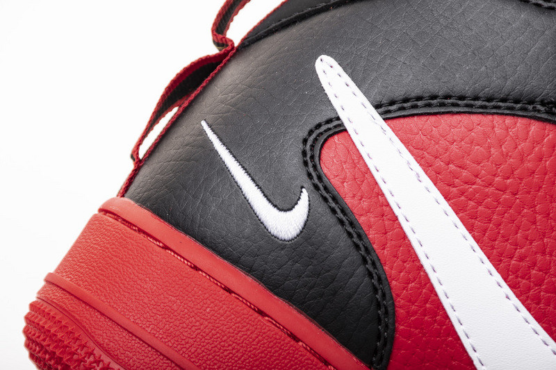 air force 1 mid utility university red 804609-605