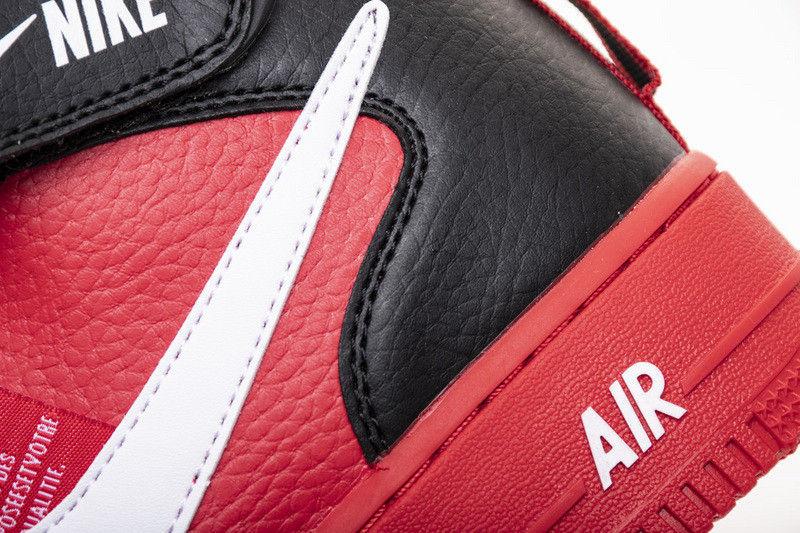 air force 1 mid utility university red 804609-605