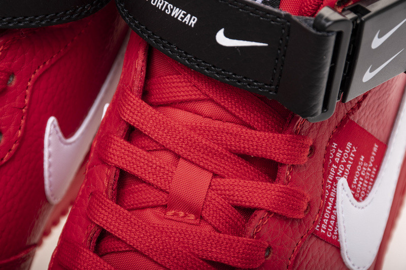 air force 1 mid utility university red 804609-605