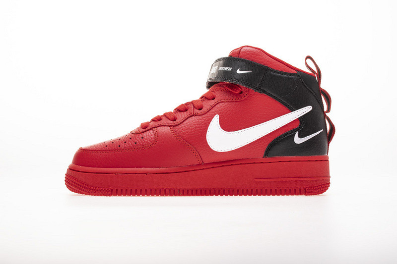 air force 1 mid utility university red 804609-605