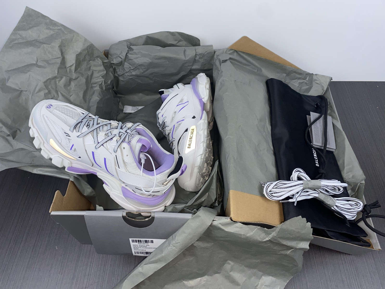 Ba*len*cia*ga track sneaker monocol. fluo/leath eff/no wsah 543023 w3gc3 0225