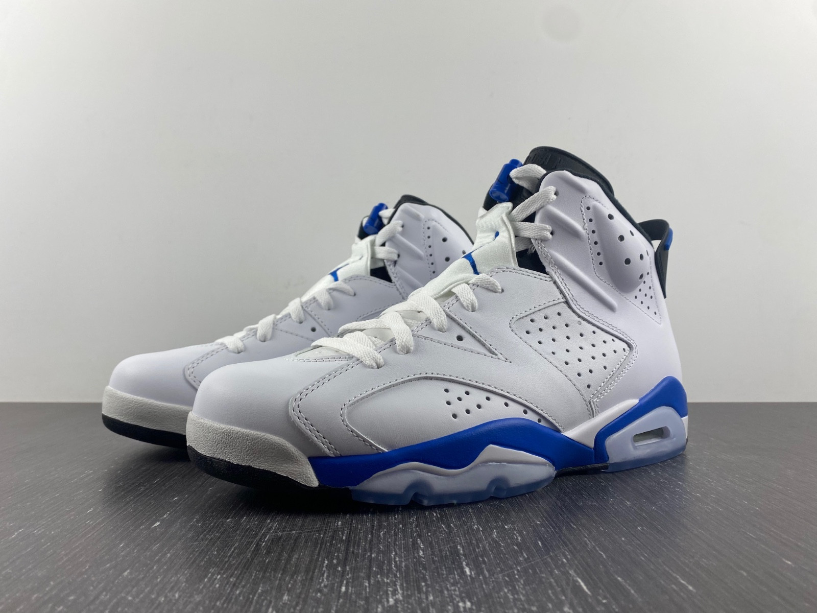 jordan 6 retro sport blue (2014) - 384664-107