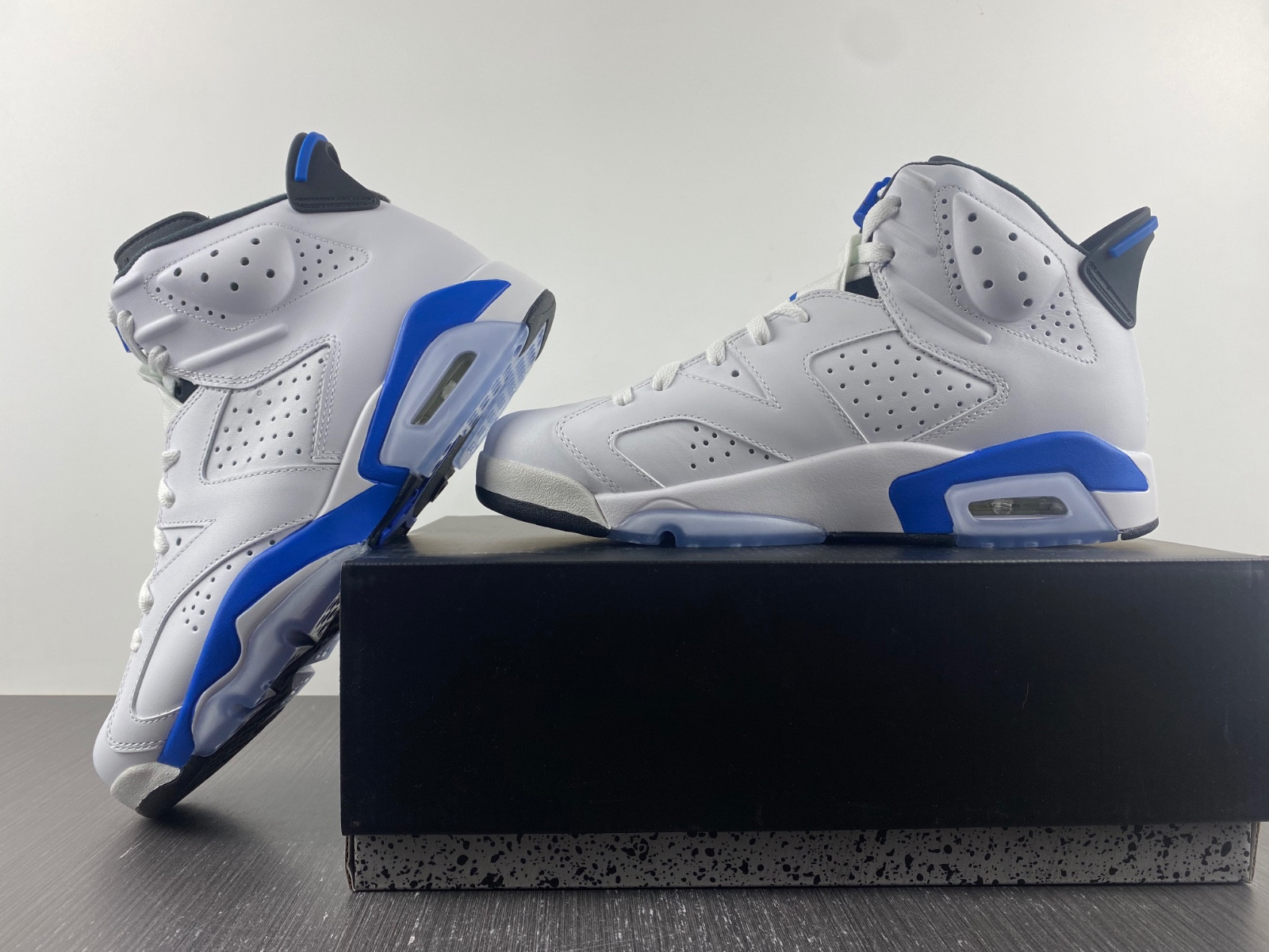 jordan 6 retro sport blue (2014) - 384664-107
