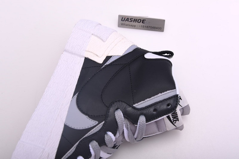 nike blazer high sacai black grey bv0072-002