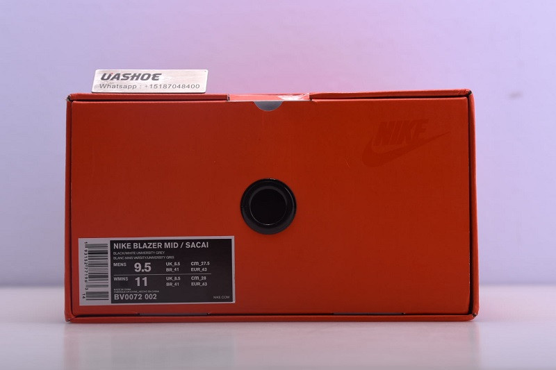 nike blazer high sacai black grey bv0072-002