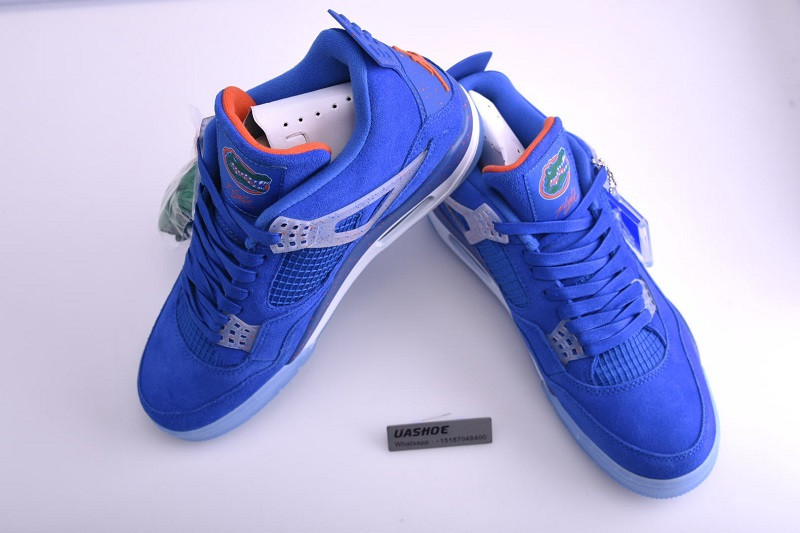 air jordan 4 retro game royal/un1 orange/white 103211