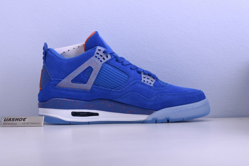 air jordan 4 retro game royal/un1 orange/white 103211