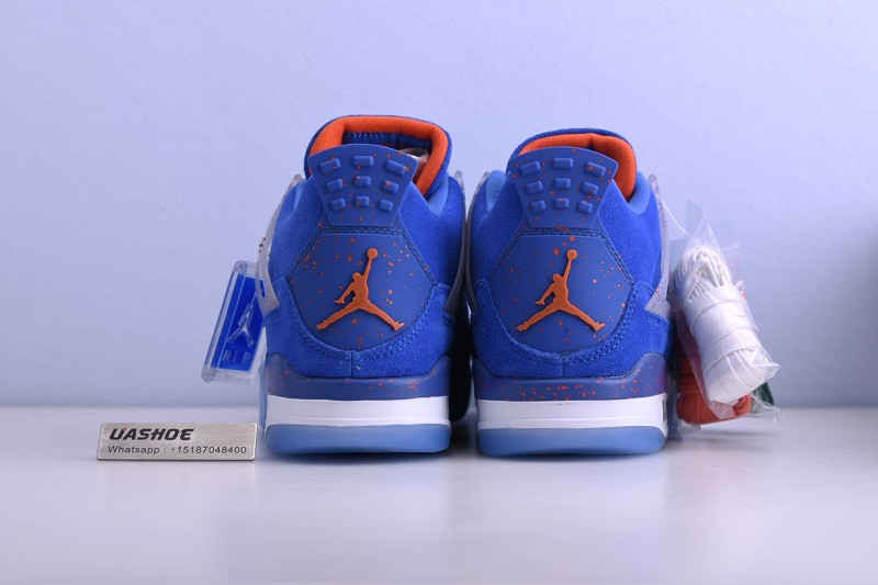 air jordan 4 retro game royal/un1 orange/white 103211