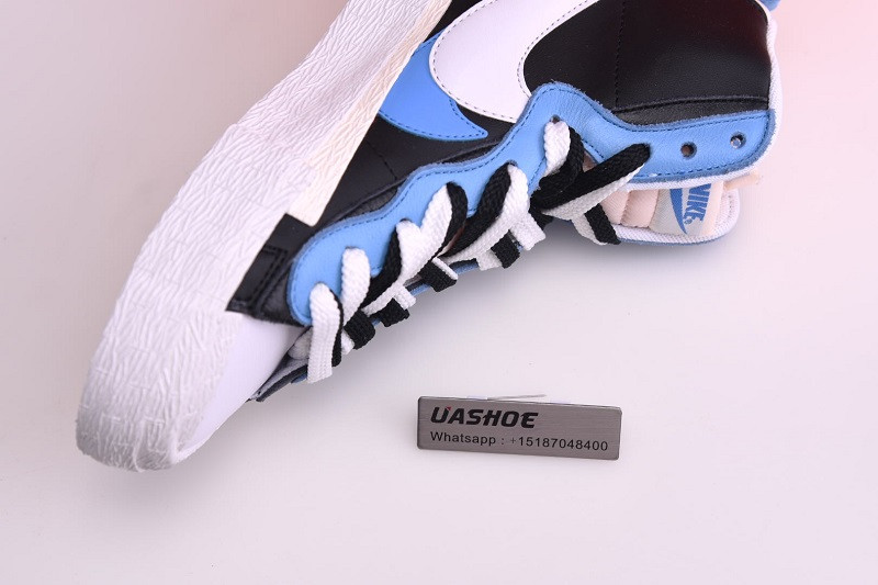 nike blazer high sacai white black legend blue bv0072-001