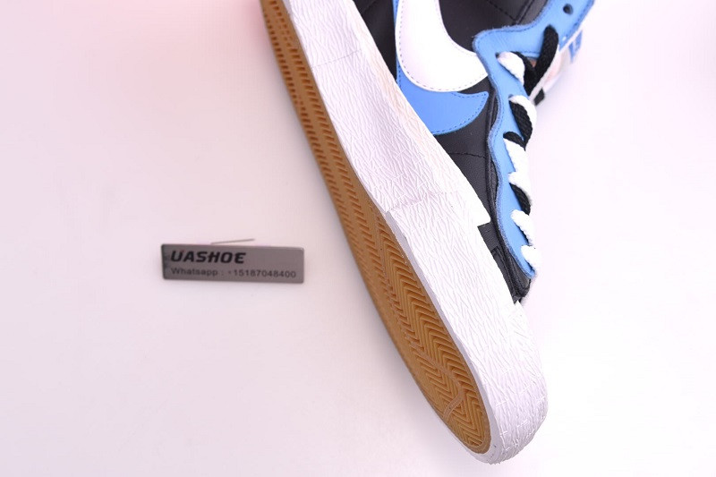 nike blazer high sacai white black legend blue bv0072-001
