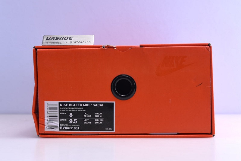 nike blazer high sacai white black legend blue bv0072-001