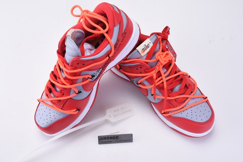 nike dunk low owt university red ct0856-600