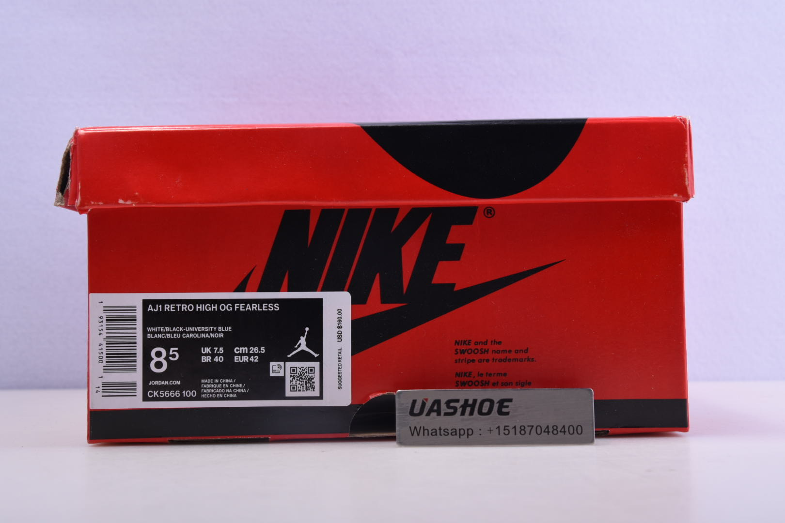 air jordan 1 “fearless” ck5666-100