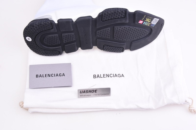 Ba*len*cia*ga speed trainer sneakers all white