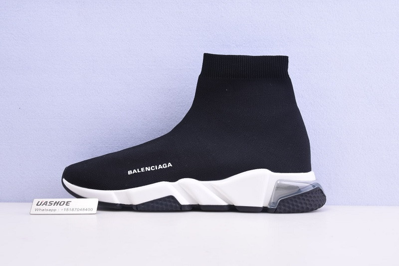 Ba*len*cia*ga speed trainer sneakers black