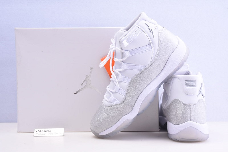 jordan 11 white metallic silver vast grey ar0715-100