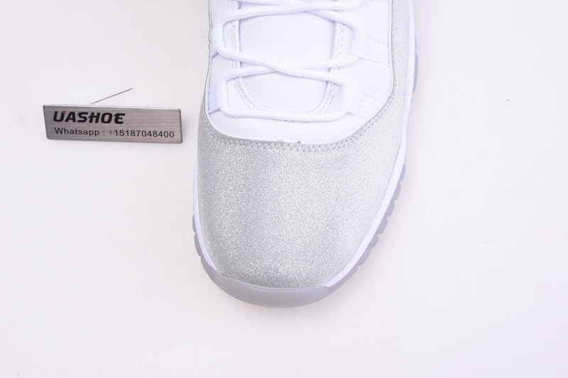 jordan 11 white metallic silver vast grey ar0715-100