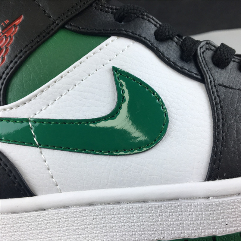 jordan 1 mid green toe 554724-067