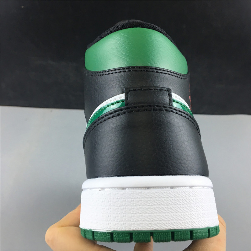 jordan 1 mid green toe 554724-067
