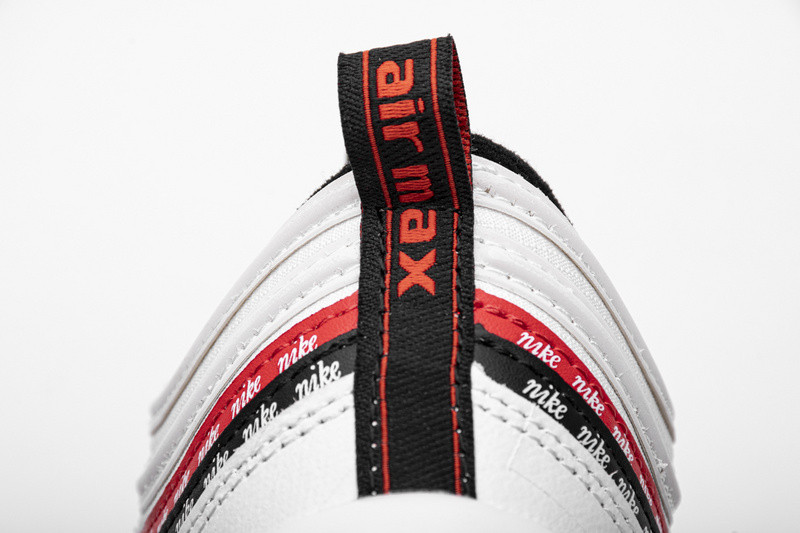air max 97 sketch logo white black red ck9397-100