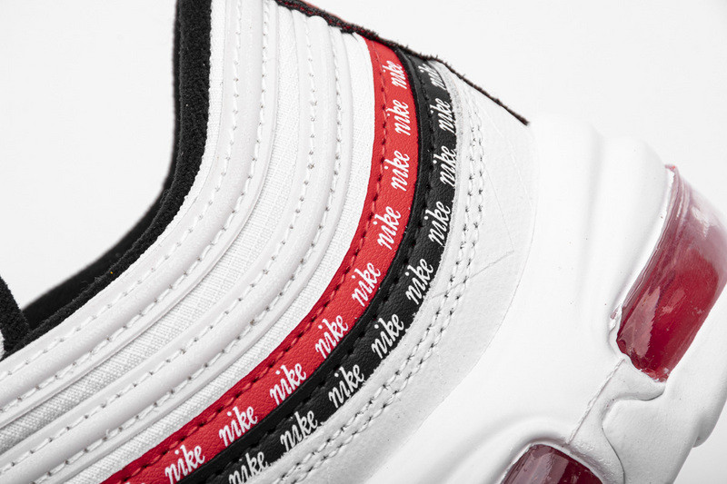 air max 97 sketch logo white black red ck9397-100