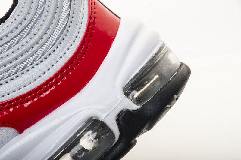 nike air max 97 pure platinum/university red 921826 -009
